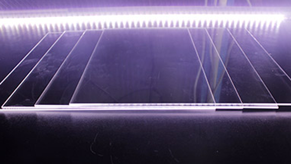 What are the characteristics of PMMA light guide plate?